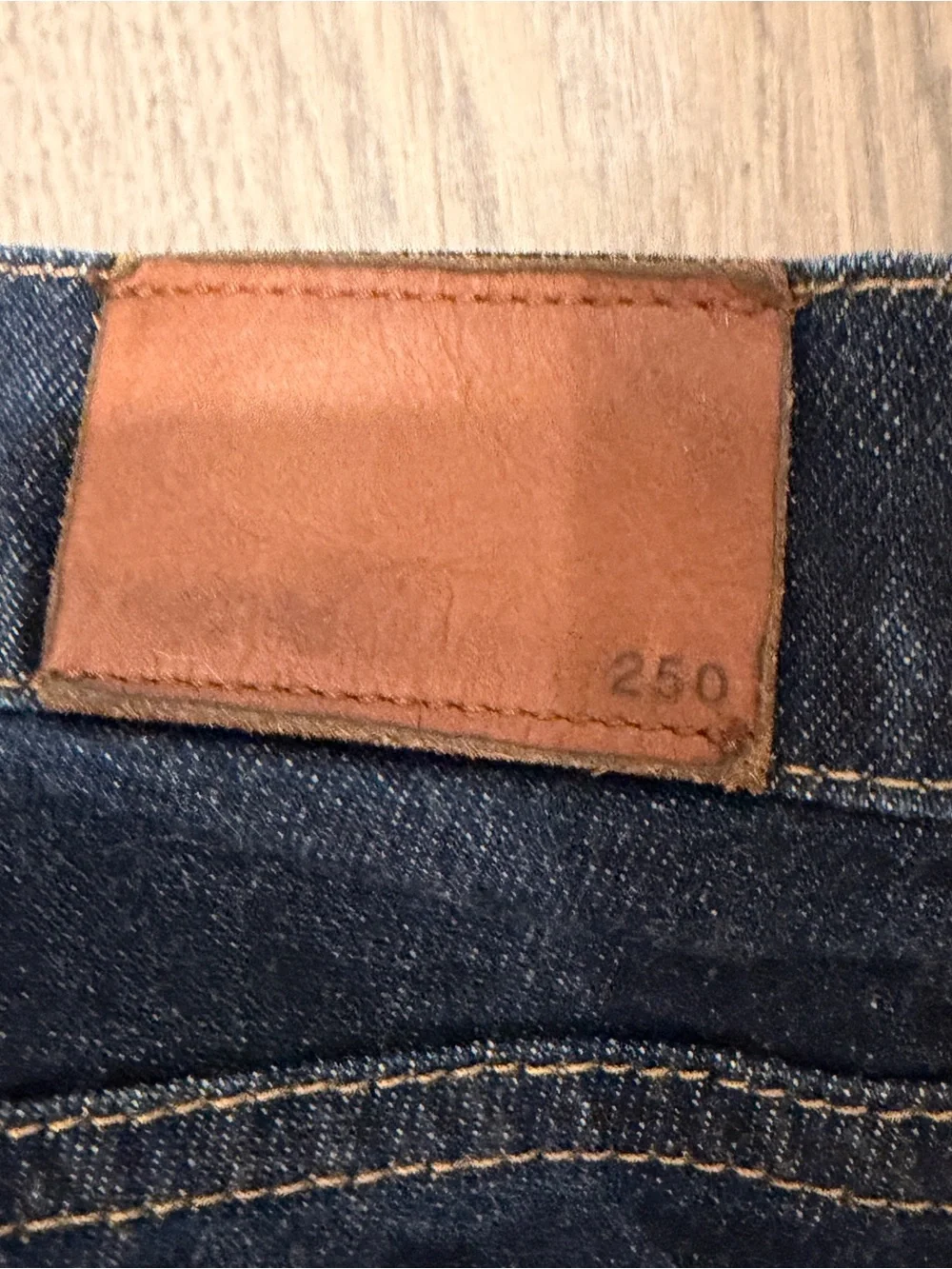 Men's J. Crew 250 Dark Blue Slim Fit Jeans